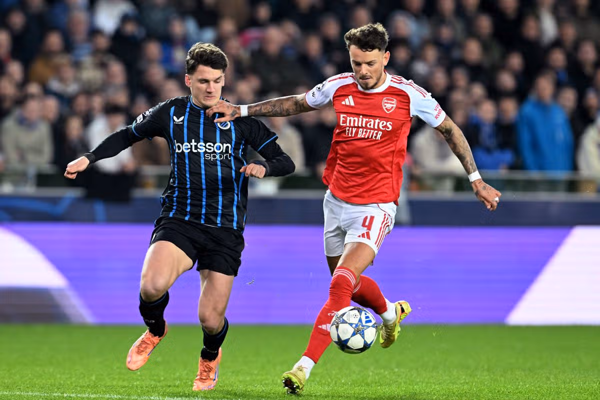 Christos Tzolis z Club Brugge bol silne spájaný s prestupom do Arsenalu