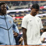 Kobbie Mainoo a Marcus Rashford na majstrovstvách sveta s Anglickom