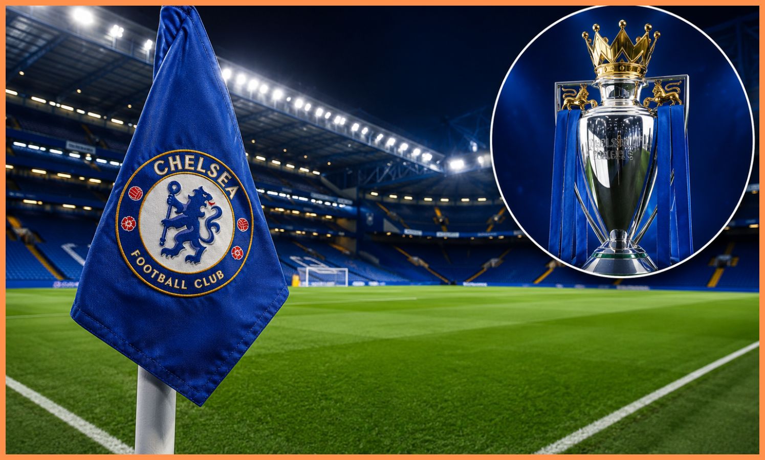 Rohová vlajka Chelsea