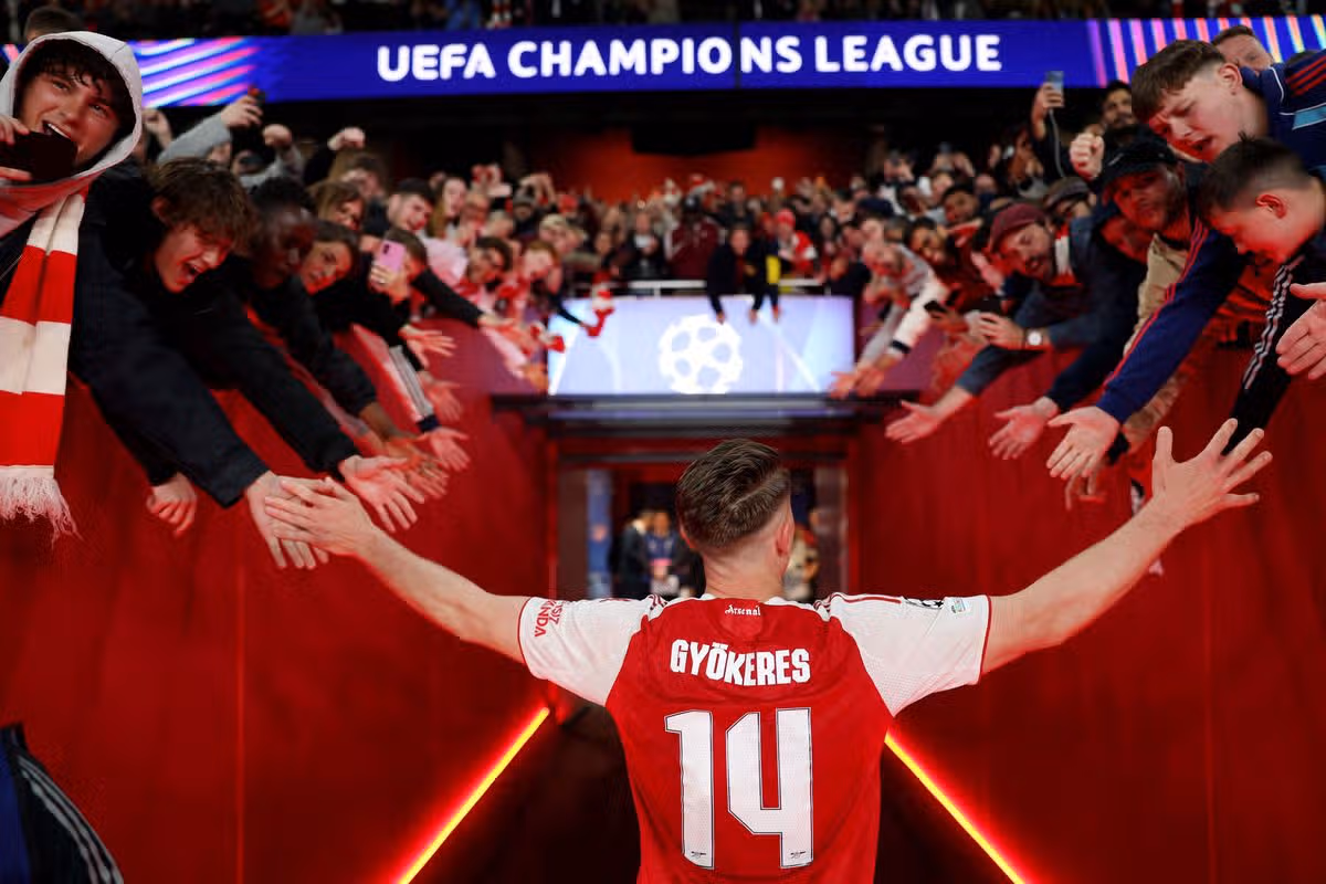 Viktor Gyokeres bol v posledných troch vystúpeniach pre Arsenal skvelý