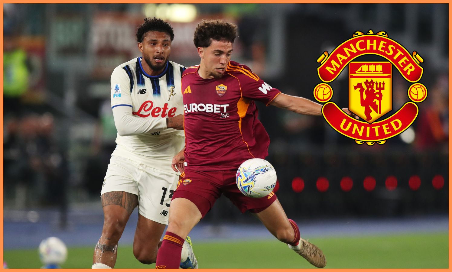 Ederson v akcii za Atalantu proti Rómom