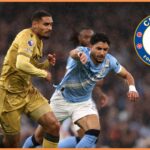 Maxence Lacroix v akcii za Crystal Palace proti Manchestru City