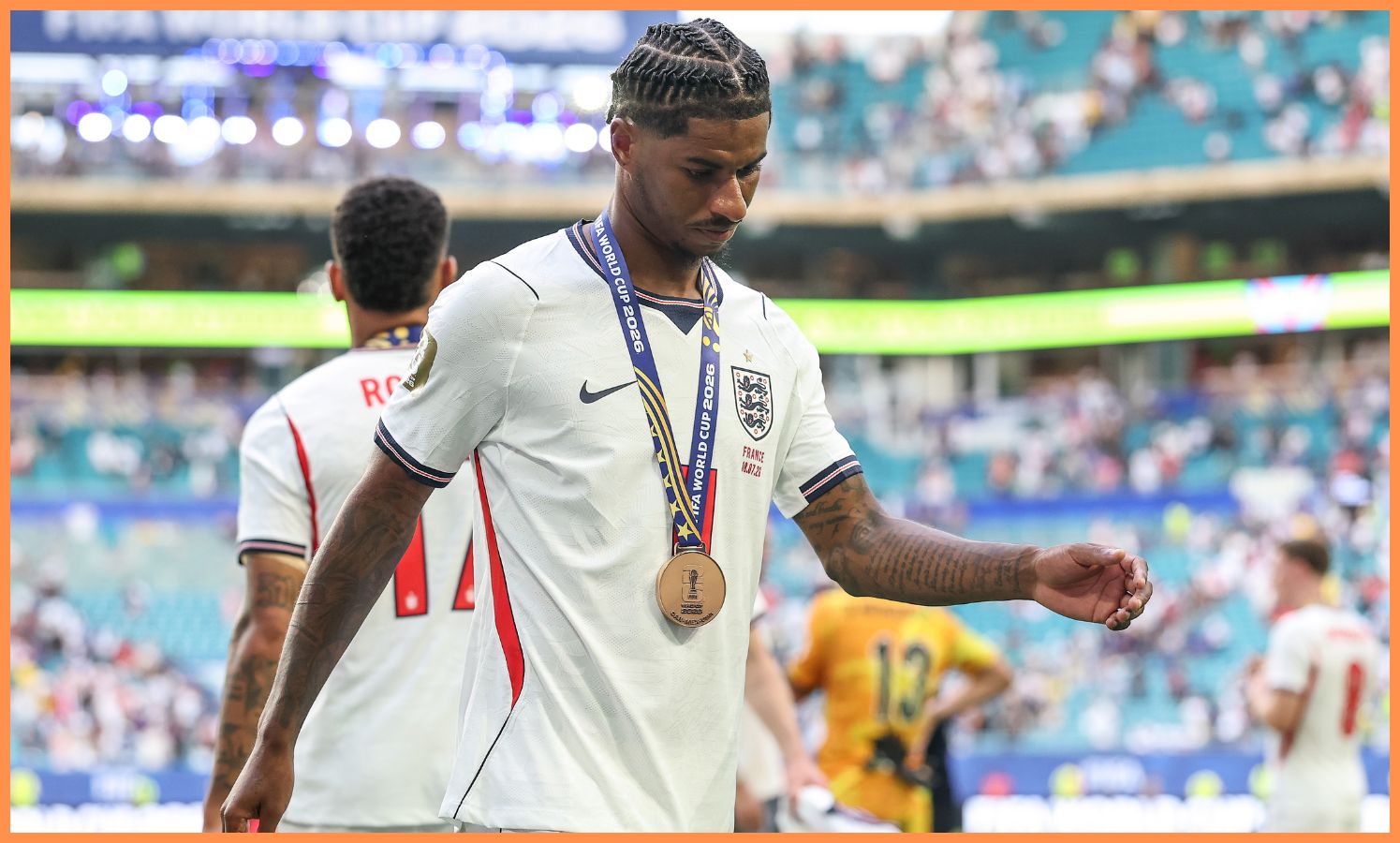 Marcus Rashford s Anglickom na majstrovstvách sveta