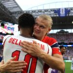 Drzý moment Judea Bellinghama s Erlingom Haalandom pred výhrou Anglicka | Futbal | Šport