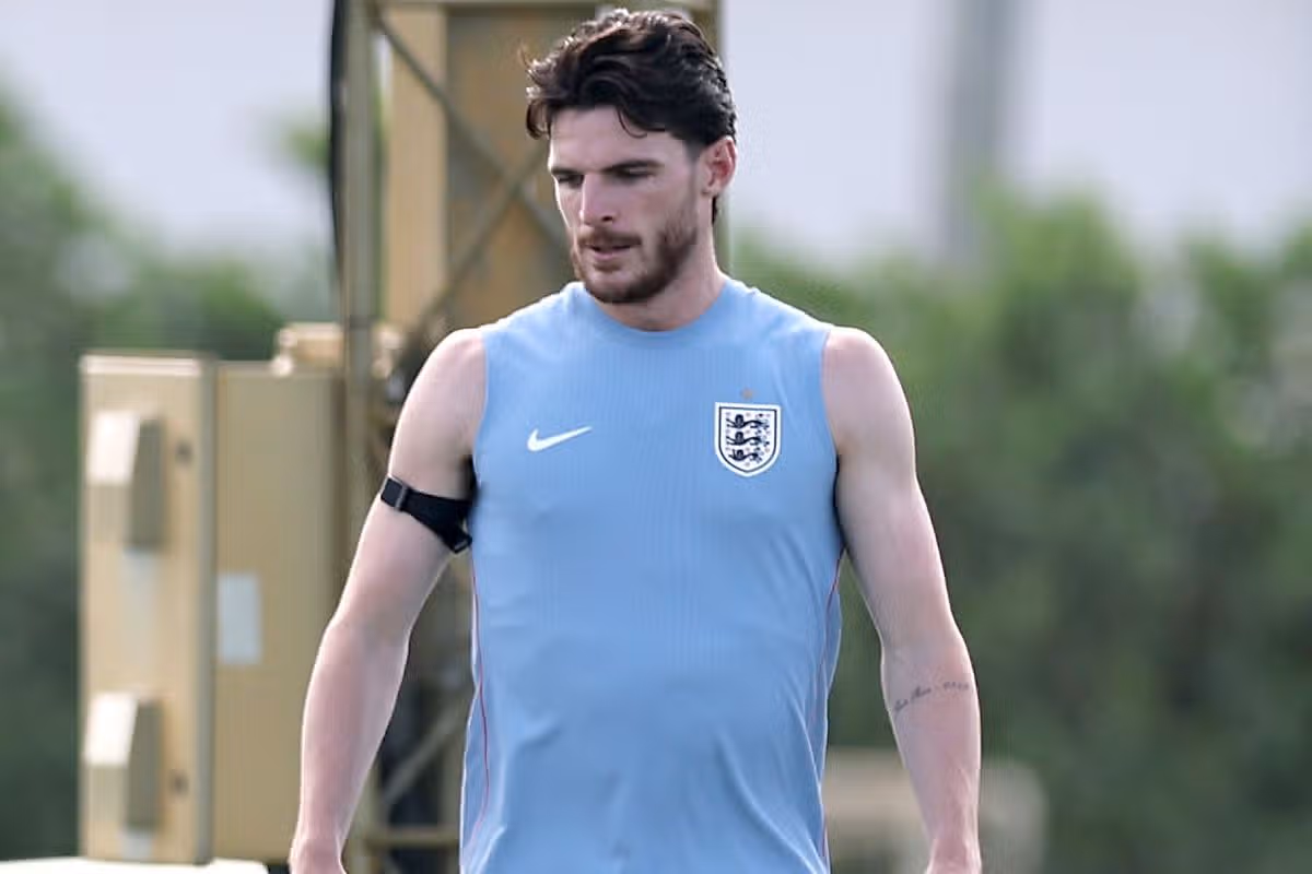 Jude Bellingham a Declan Rice