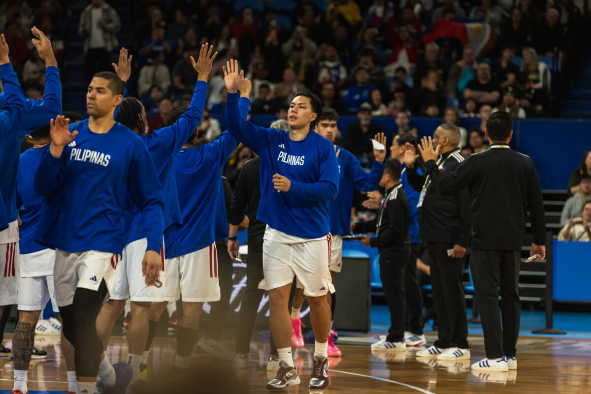 Dwight Ramos Gilas Pilipinas vs. Ázijská kvalifikácia majstrovstiev sveta vo futbale Fiba