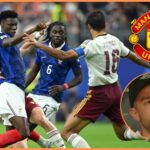 Manu Kone v akcii za Francúzsko proti Španielsku