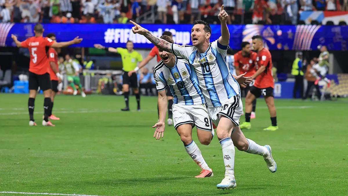 Lionel Messi sa raduje po strelenom góle