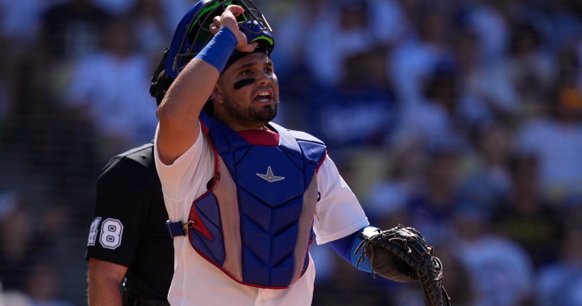Eliezer Alfonzo má emocionálny deň, keď Dodgers prehrali s Padresom