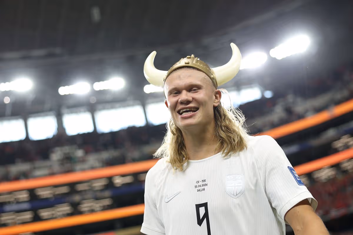 Erling Haaland strelil vlastný gól nad svojou zbierkou kabeliek z majstrovstiev sveta