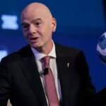 Prezident FIFA Gianni Infantino na konferencii vo Washingtone, DC
