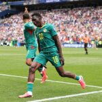Ismaila Sarr sa raduje z gólu proti Belgicku
