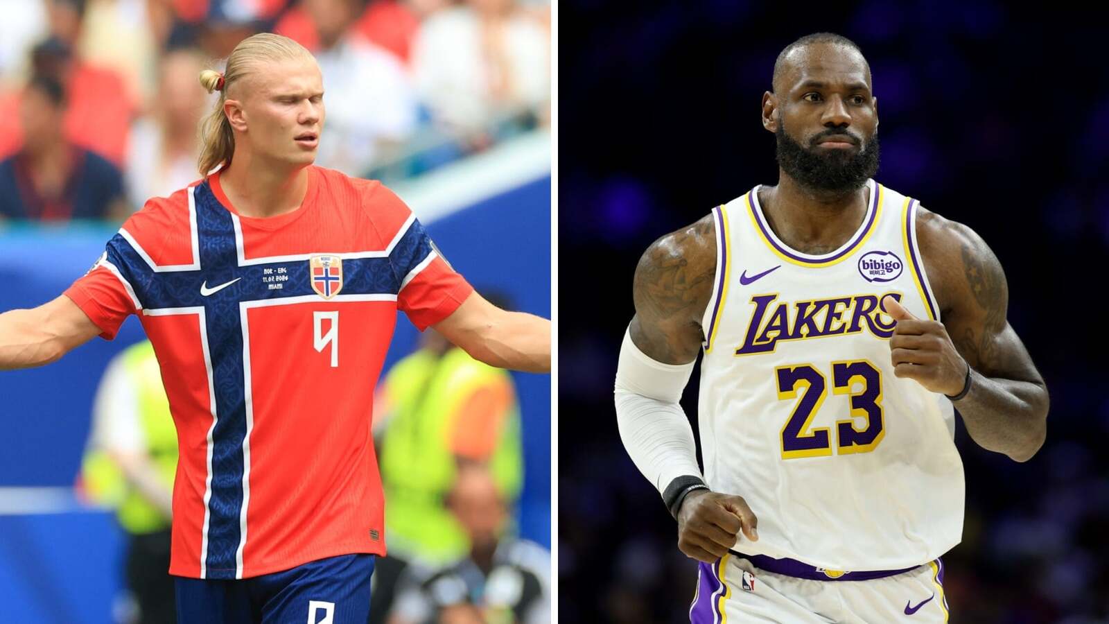 Fanúšikovia NBA poukazujú na podobnosti medzi frustráciou Erlinga Haalanda z majstrovstiev sveta a momentom LeBrona Jamesa
