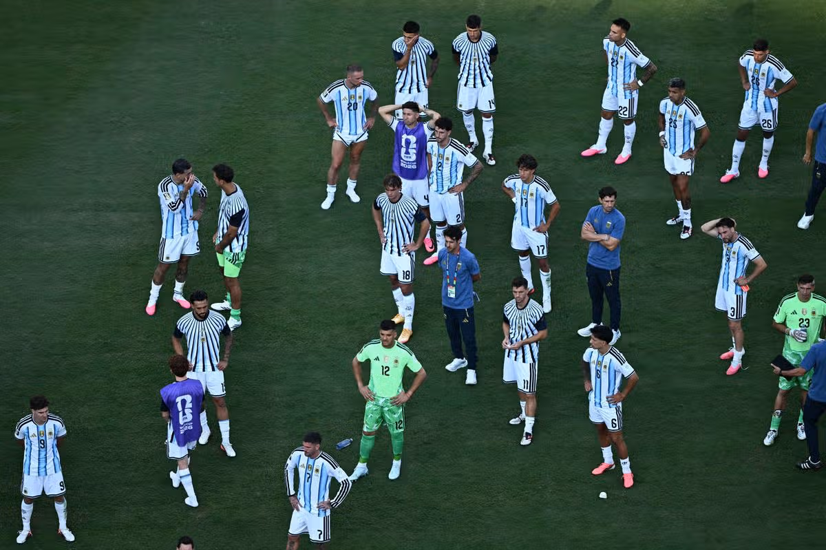 Hráč Argentíny sa odmietol pozerať, ako Španielsko dvíha trofej