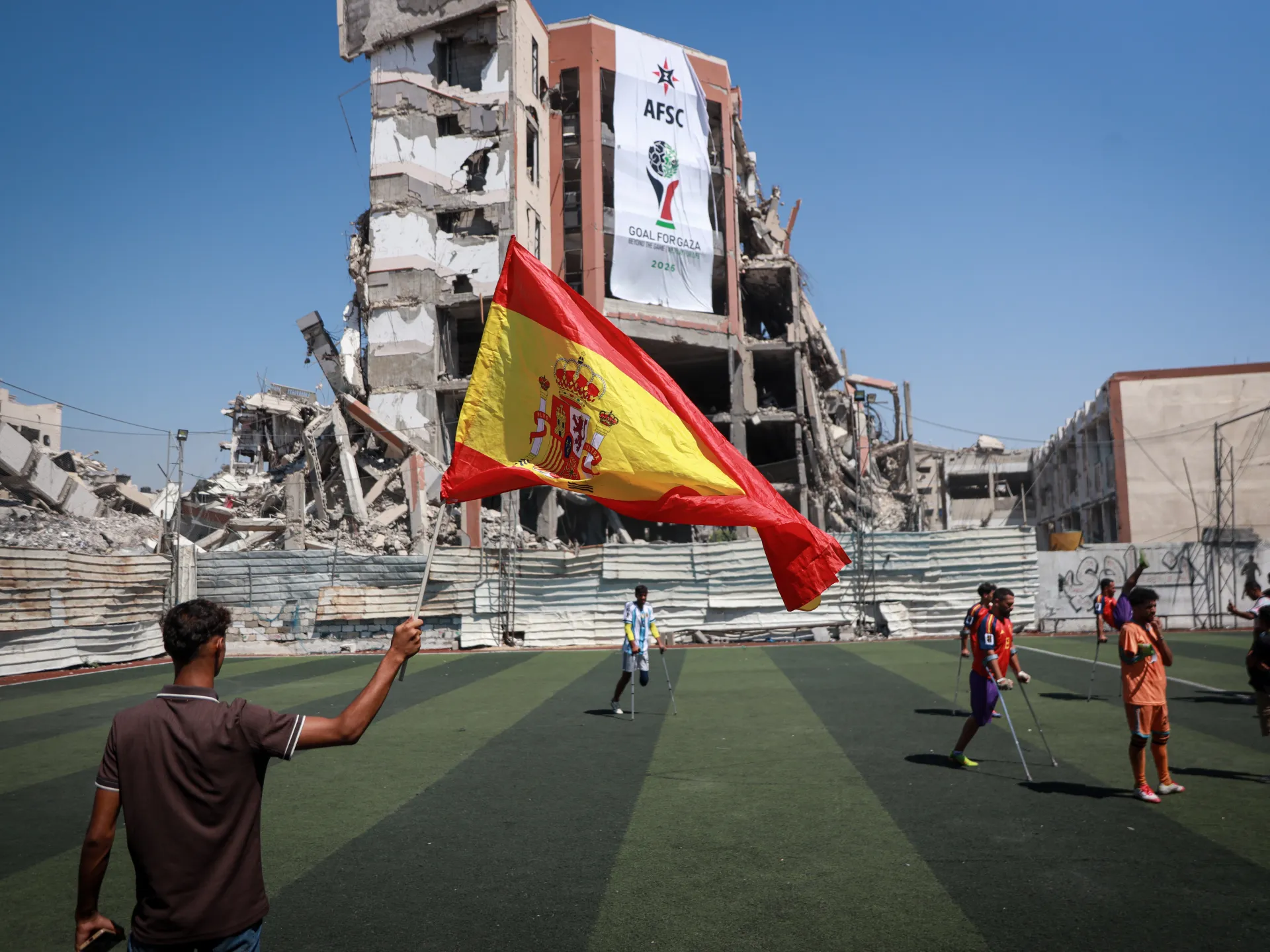 Gaza fandí Španielsku, keďže sa blíži finále majstrovstiev sveta | Správy o majstrovstvách sveta 2026