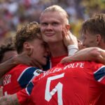Haaland zničí starého rivala Gabriela, aby pripravil potenciálny zápas na majstrovstvách sveta v Anglicku