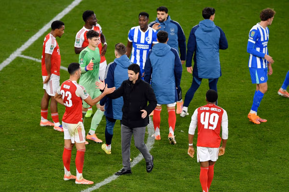 Mikel Arteta a Mikel Merino