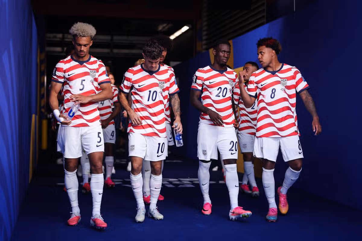 Antonee Robinson, Christian Pulisic, Folarin Balogun