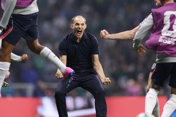 Thomas Tuchel oslavuje