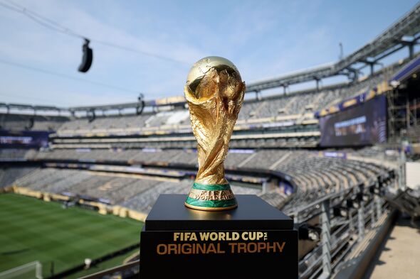 FIFA World Cup Trophy v New Yorku pred finále FIFA World Cup 2026