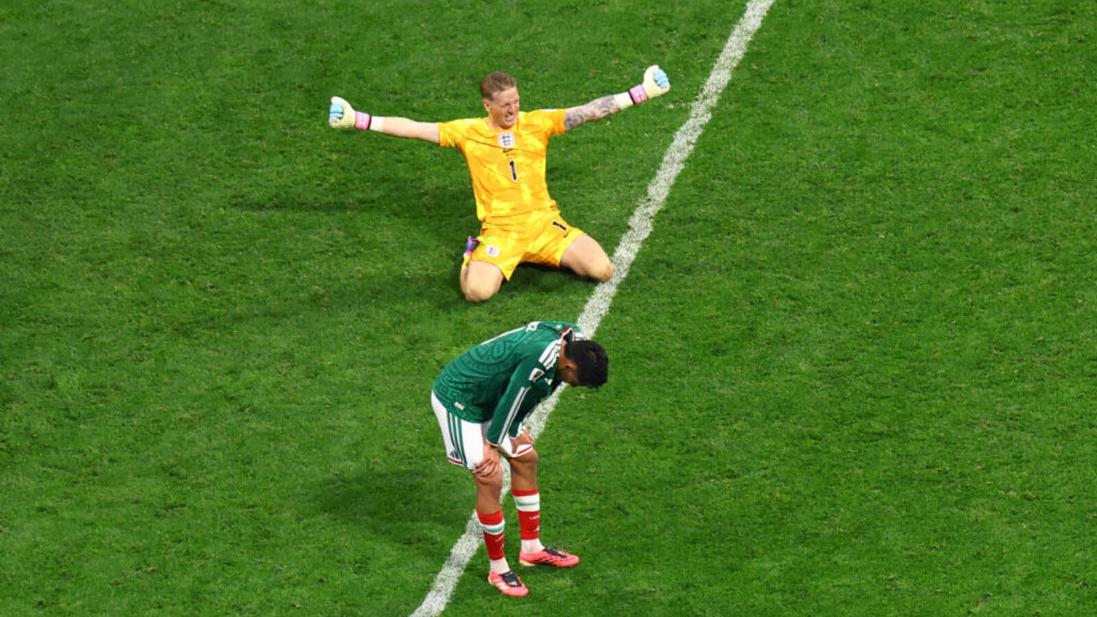 Jordan Pickford je anglický Wonderwall, skrotí Aztéka