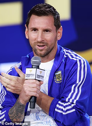 Lionel Messi na Fanatics Fest