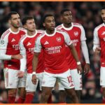 Mikel Merino, Martin Zubimendi, Cristhian Mosquera, Jurrien Timber a William Saliba z Arsenalu
