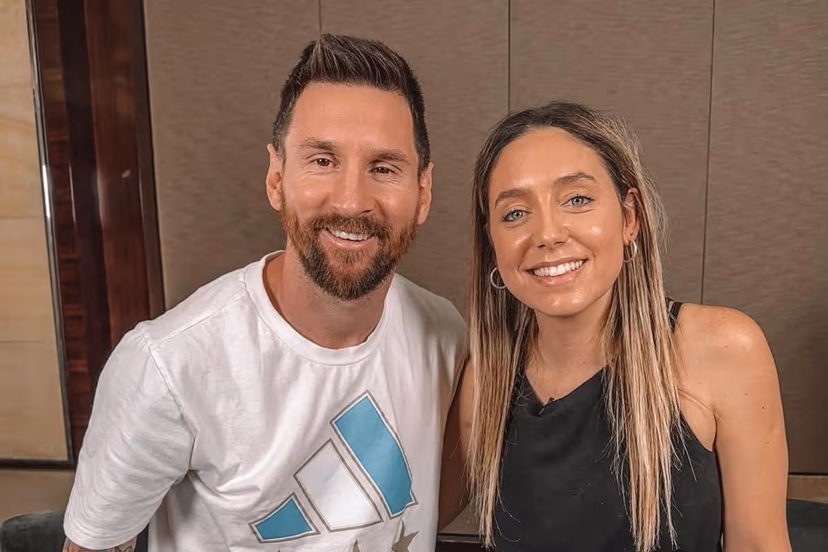 Lionel Messi a Sofi Martinez