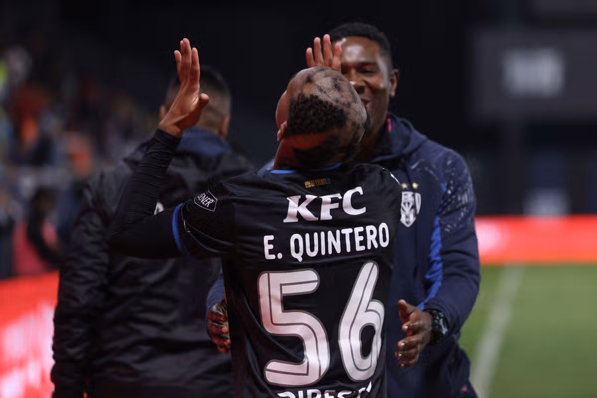 Budúci potenciálny hráč Arsenalu Edwin Quintero v piatok skóroval za Independiente del Valle