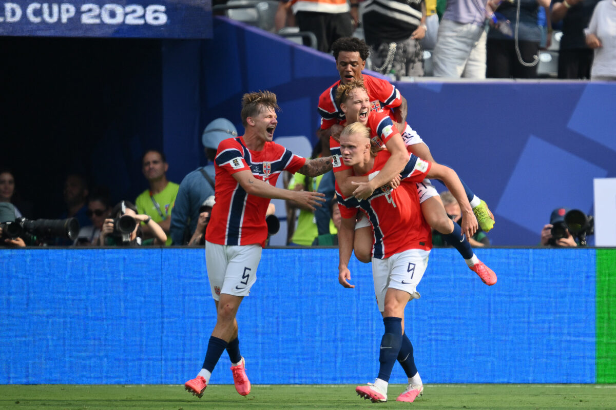 Štvrťfinále majstrovstiev sveta Erling Haaland Nórsko vs Brazília