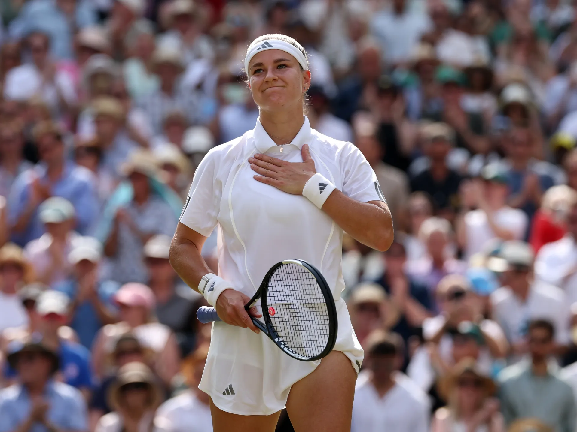 Muchová porazila Gauffa v tie-breakovom trileri a postúpila do prvého finále Wimbledonu | tenis