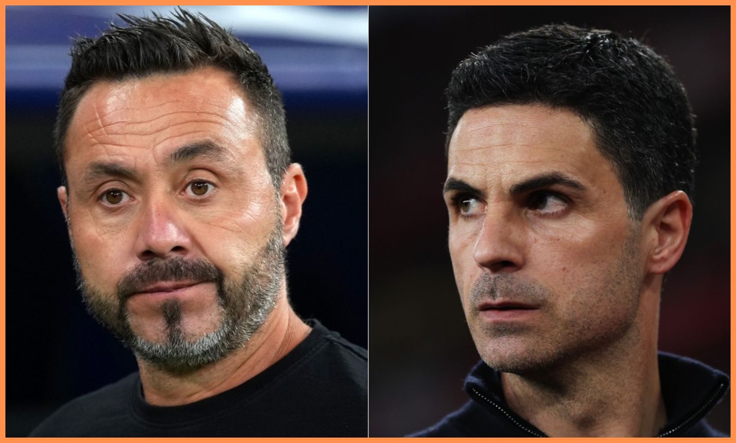 Roberto De Zerbi a Mikel Arteta