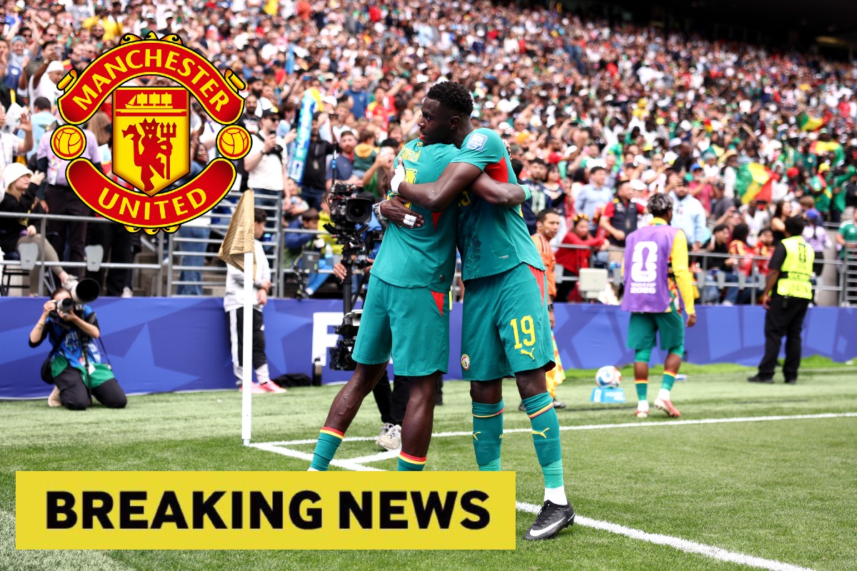 Ismaila Sarr oslavuje gól Senegalu proti Belgicku na MS 2026
