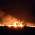 Padajúce trosky zo zadržaných iránskych úderov podnecujú požiare v Kuvajte | Americko-izraelská vojna proti Iran News