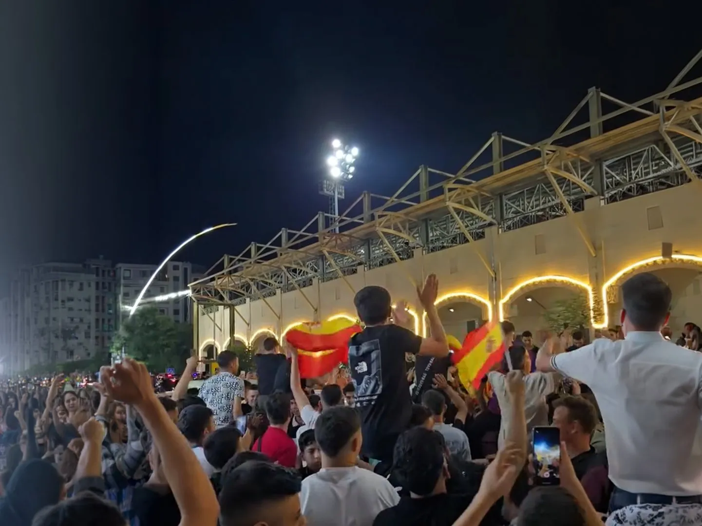 Palestínčania oslavujú víťazstvo Španielska na majstrovstvách sveta | Majstrovstvá sveta 2026
