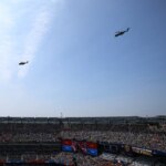 Pohľad z vtáčej perspektívy, keď Donald Trump prichádza na finále majstrovstiev sveta | Majstrovstvá sveta 2026