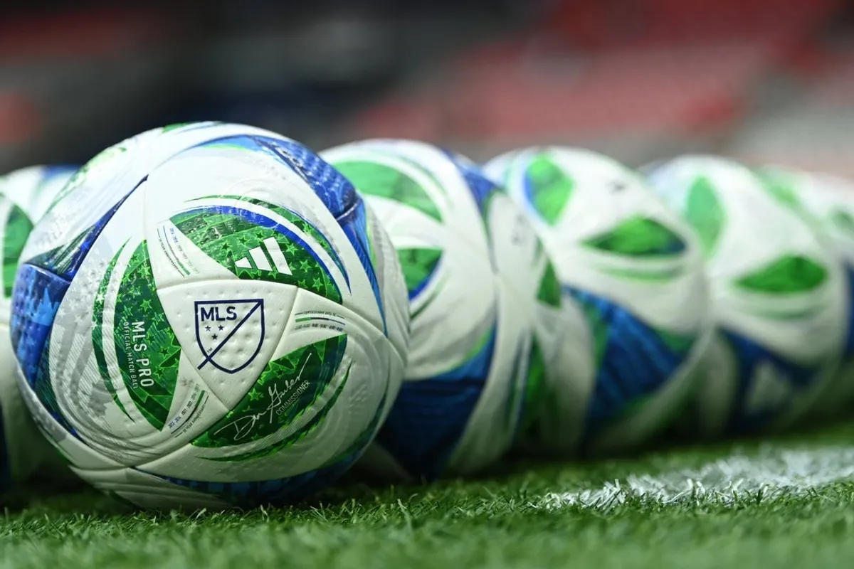 13. septembra 2025; Vancouver, Britská Kolumbia, CAN; Celkový pohľad na cvičné lopty pred zápasom medzi Philadelphia Union a Vancouver Whitecaps FC na BC Place. Povinný kredit: Simon Fearn-Imagn Images