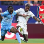 Aaron Wan-Bissaka v akcii proti Anglicku na majstrovstvách sveta