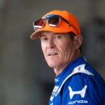 24. mája 2026; Indianapolis, Indiana, USA; Jazdec série IndyCar Scott Dixon (9) počas 110. behu Indianapolis 500 na Indianapolis Motor Speedway. Povinný kredit: Mark J. Rebilas-Imagn Images