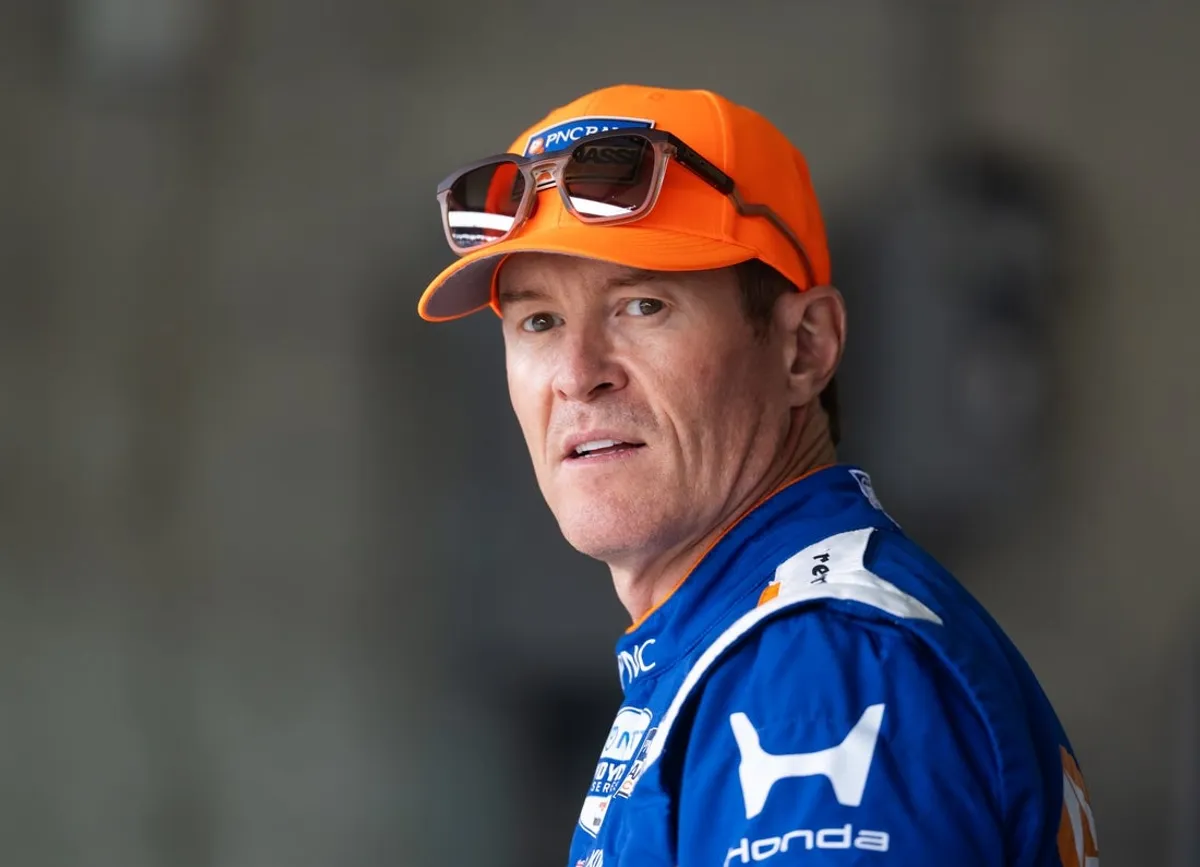 24. mája 2026; Indianapolis, Indiana, USA; Jazdec série IndyCar Scott Dixon (9) počas 110. behu Indianapolis 500 na Indianapolis Motor Speedway. Povinný kredit: Mark J. Rebilas-Imagn Images