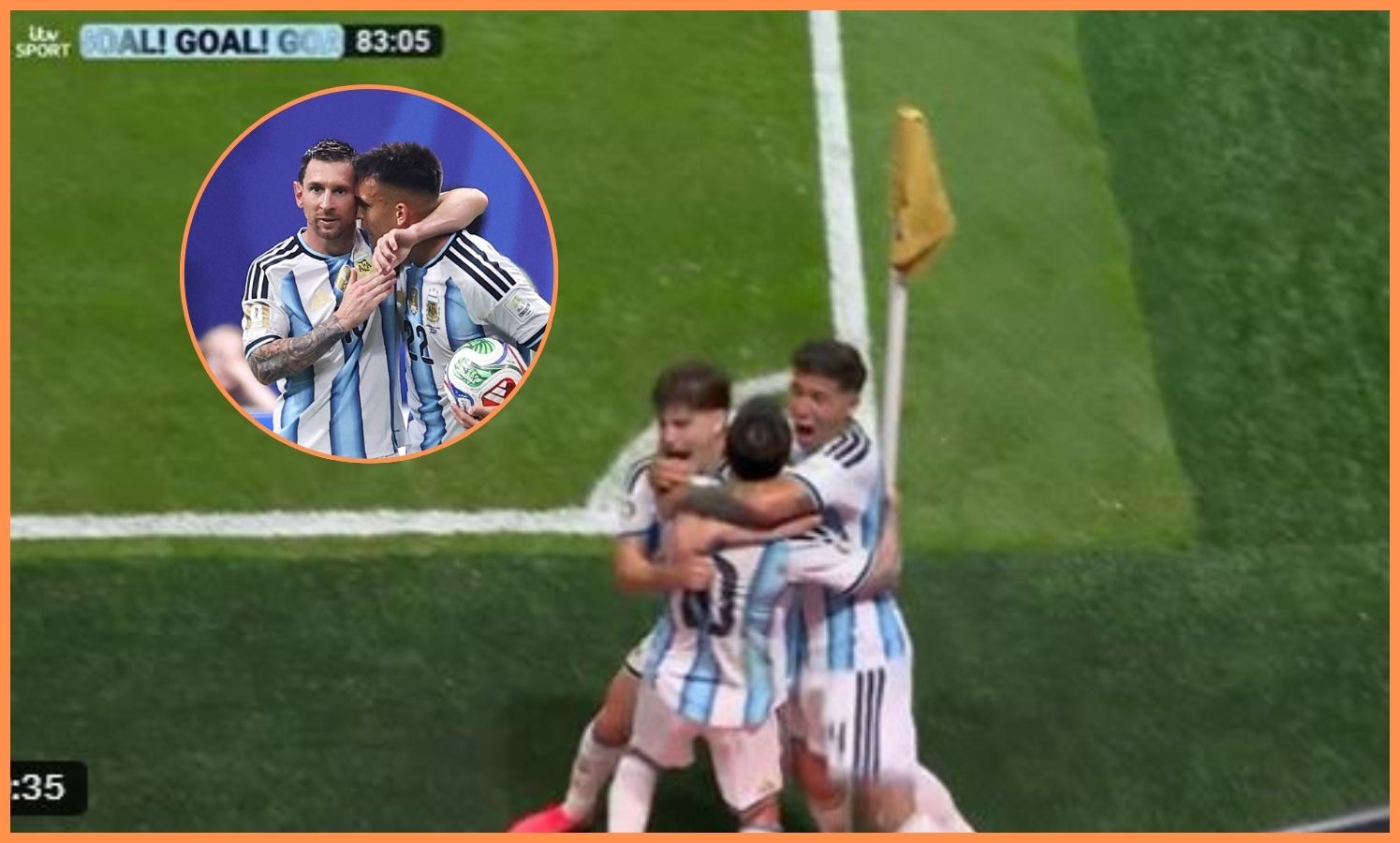 Lionel Messi oslavuje gól medzi Argentínou a Egyptom