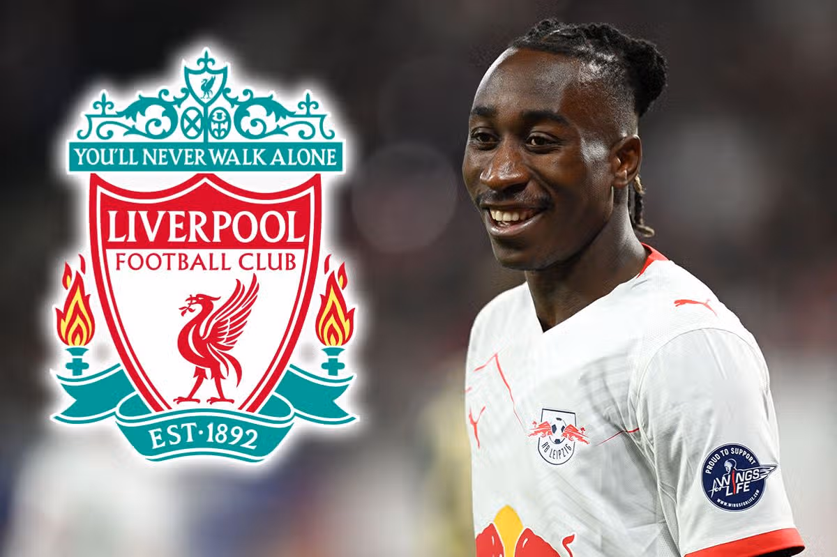 Yan Diomande z RB Leipzig bol spájaný s prestupom do Liverpoolu