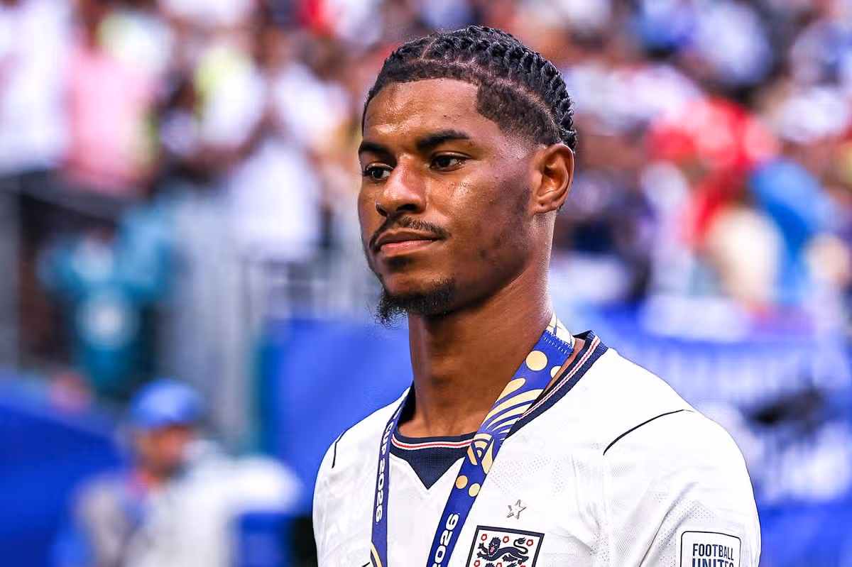 Marcus Rashford s bronzovou medailou z majstrovstiev sveta
