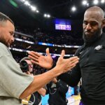 Stephen Curry a LeBron James