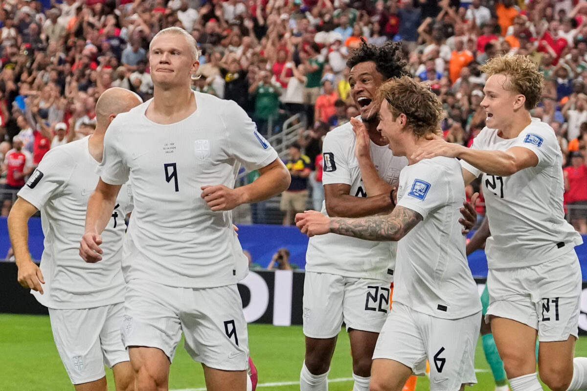 Svetový pohár Erling Haaland Nórsko vs Pobrežie Slonoviny