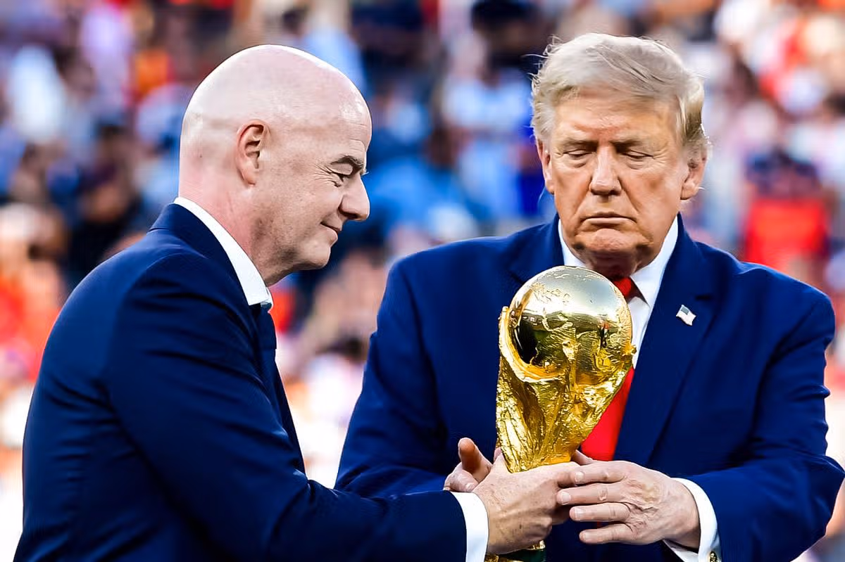 Gianni Infantino a Donald Trump