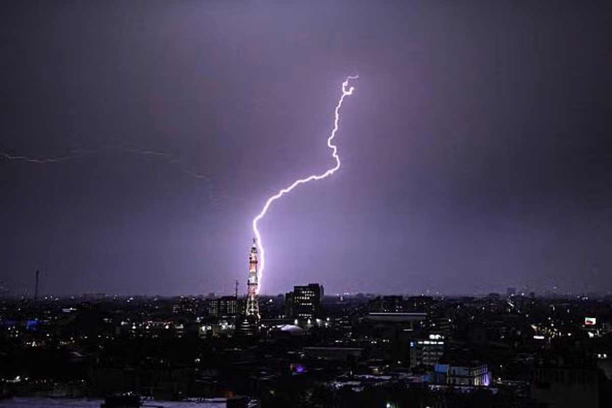 Blesky nad Mexico City