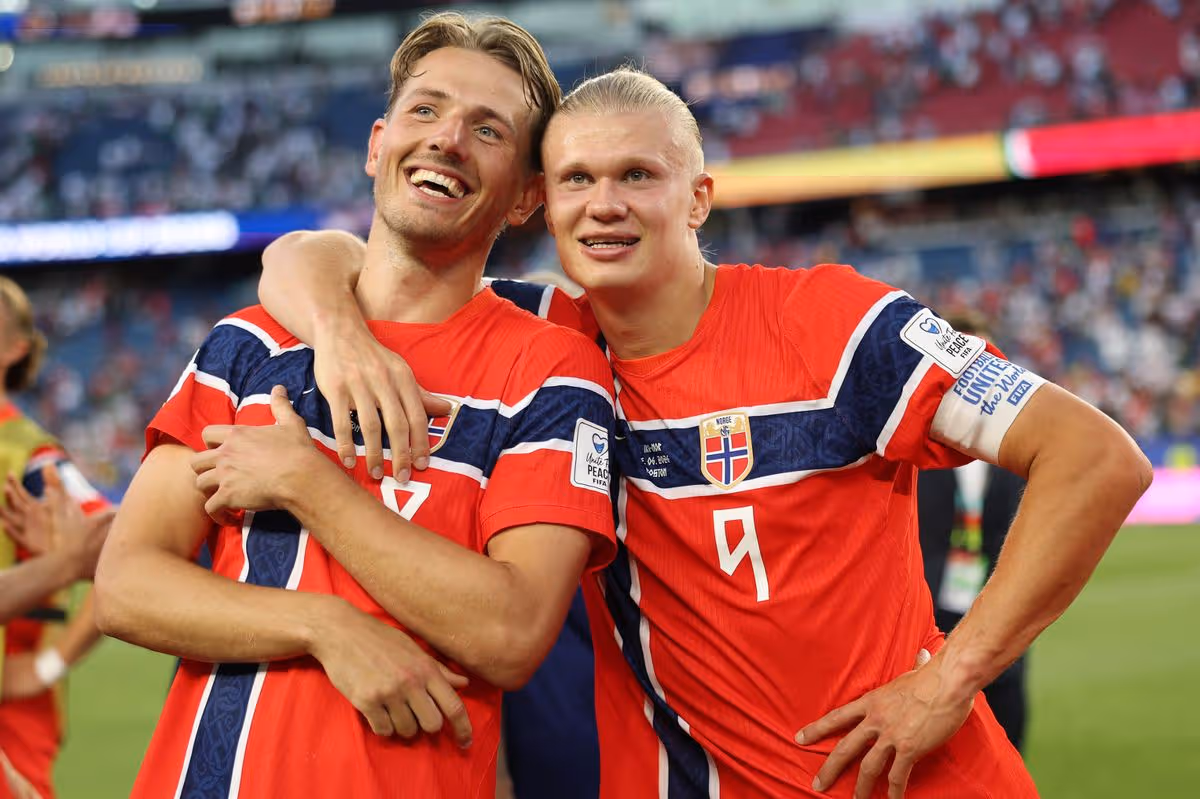 Erling Haaland skóroval dvakrát, keď Nórsko zdolalo Irak 4:1
