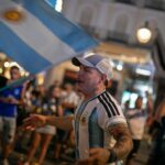 Zhromaždenie argentínskych fanúšikov v Madride